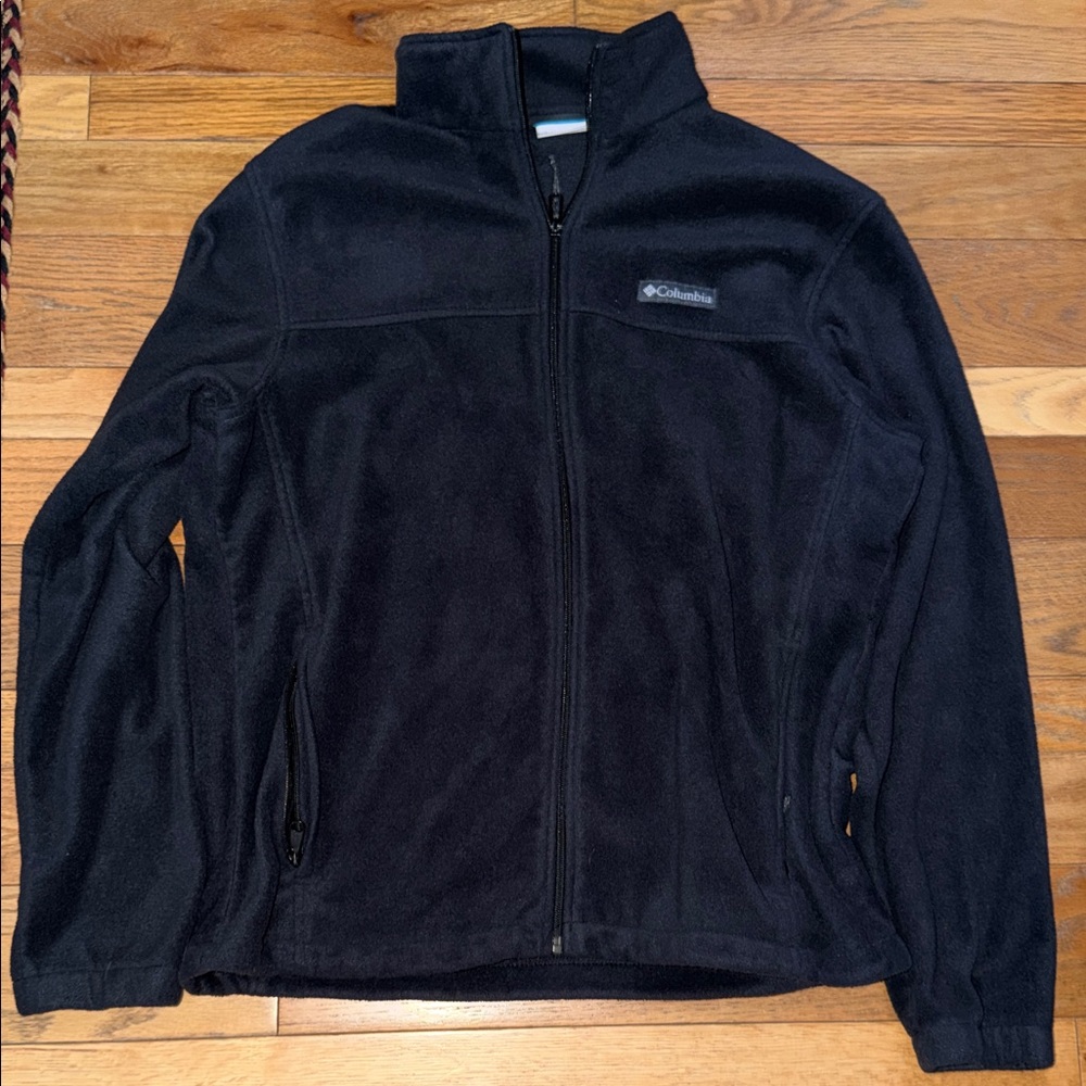 Columbia Midnight Black Full-Zip Fleece